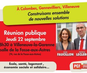 Rendez-vous le 22 septembre à Villeneuve la Garenne